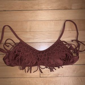 Xhilaration Fringe Bikini Top